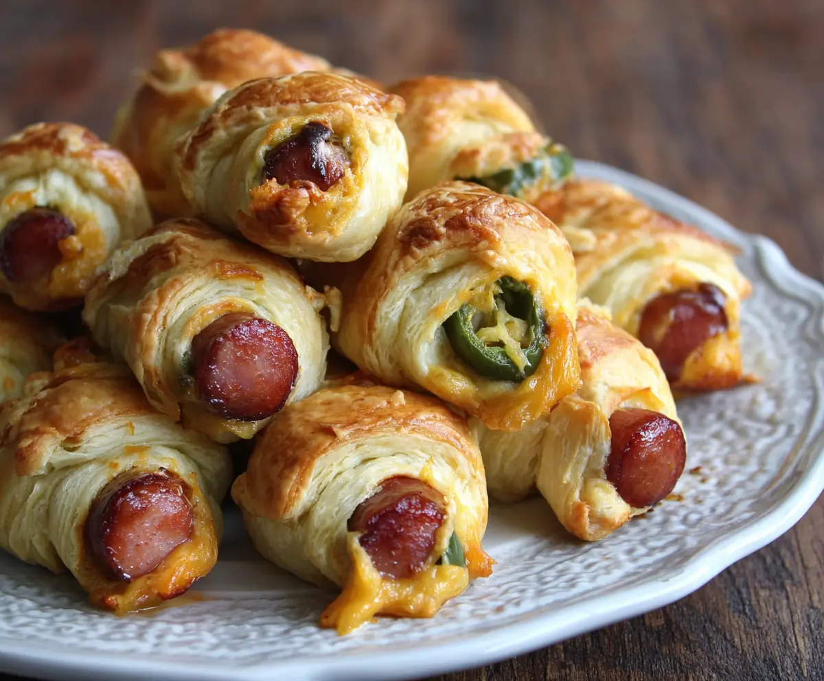 Easy Jalapeno Popper Pigs in a Blanket