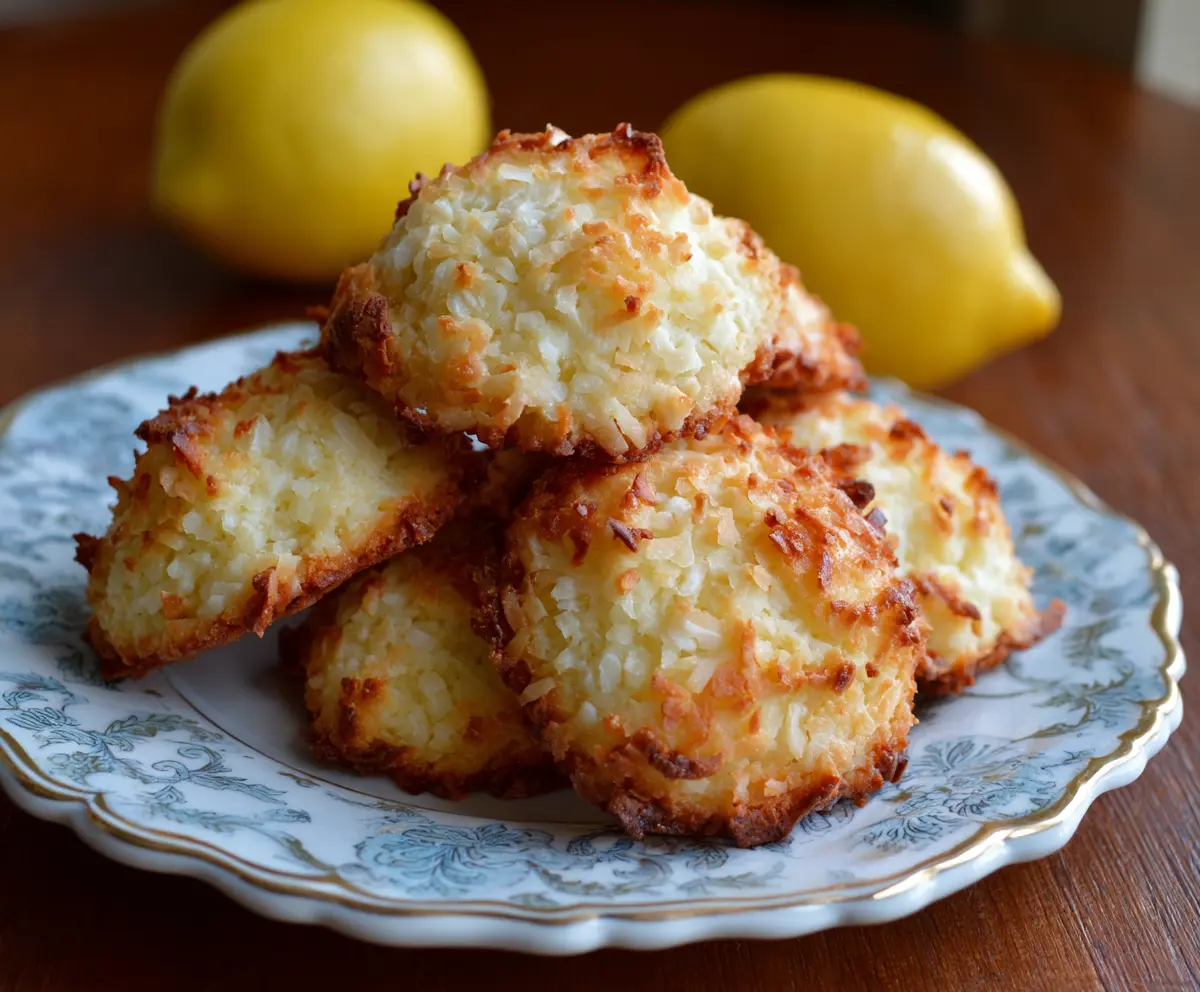 Lemon Coconut Cheesecake Cookies