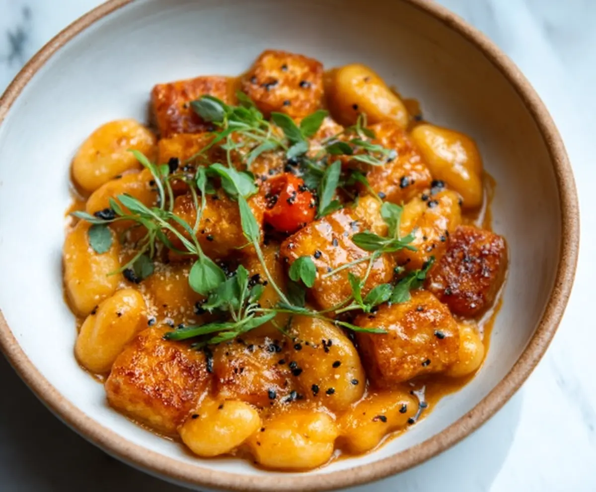 Easy Crispy Tofu Gnocchi Recipe