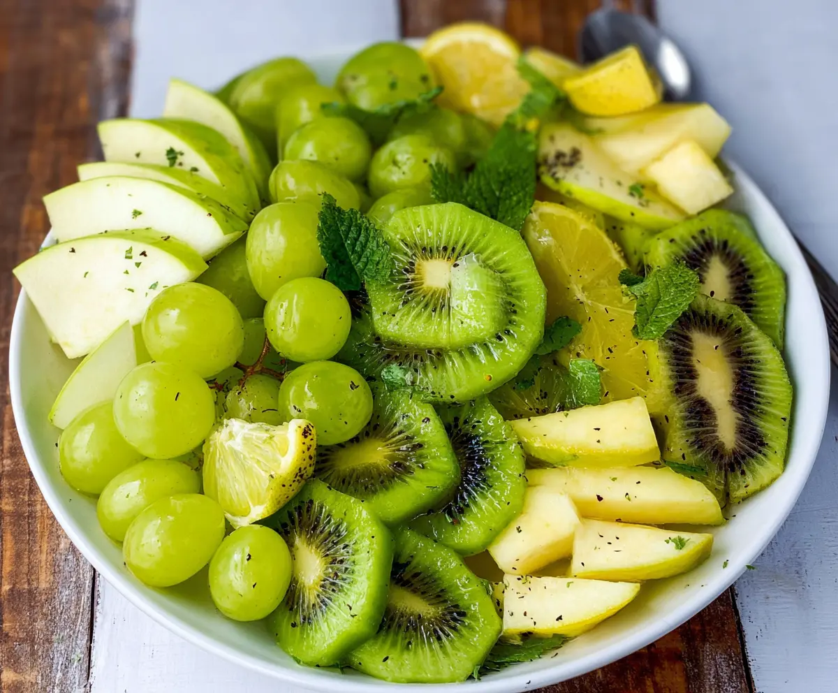 Fresh St. Patrick’s Day Green Fruit Salad