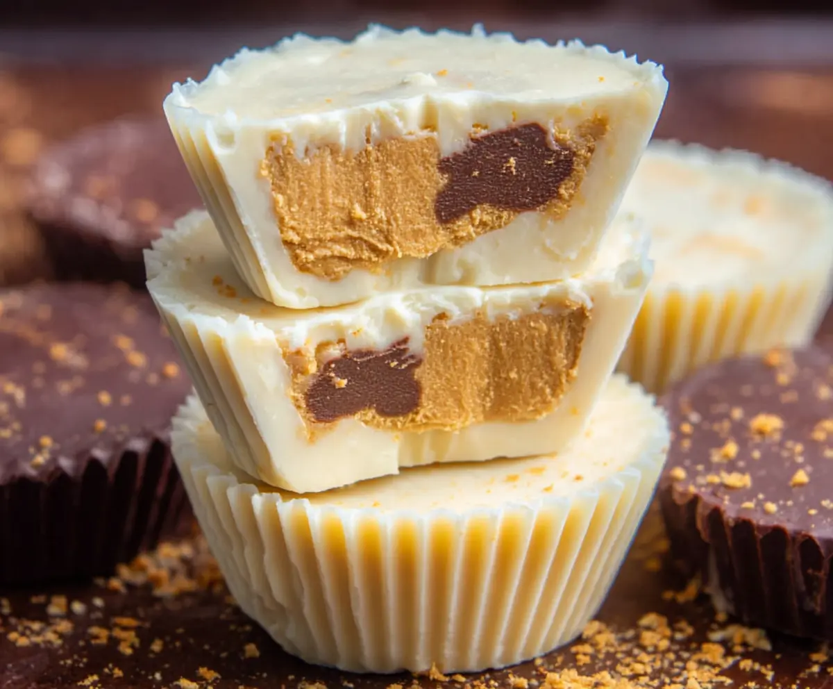 Easy White Chocolate Peanut Butter Cups