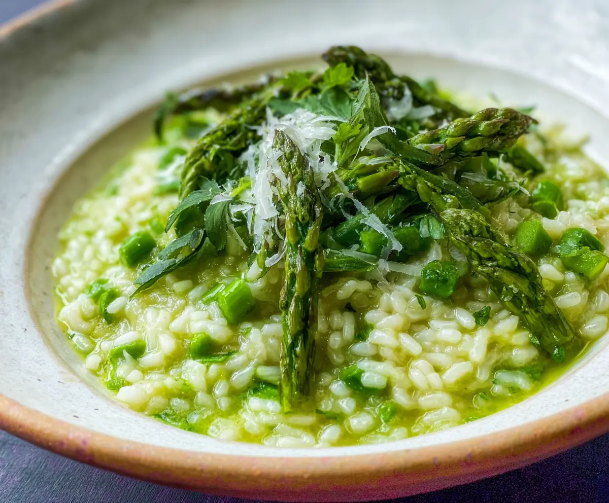 Creamy Asparagus Risotto Recipe