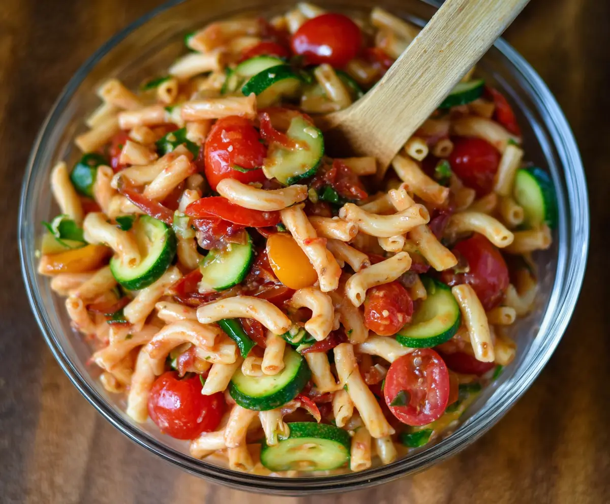 Easy Bloody Mary Pasta Salad Recipe