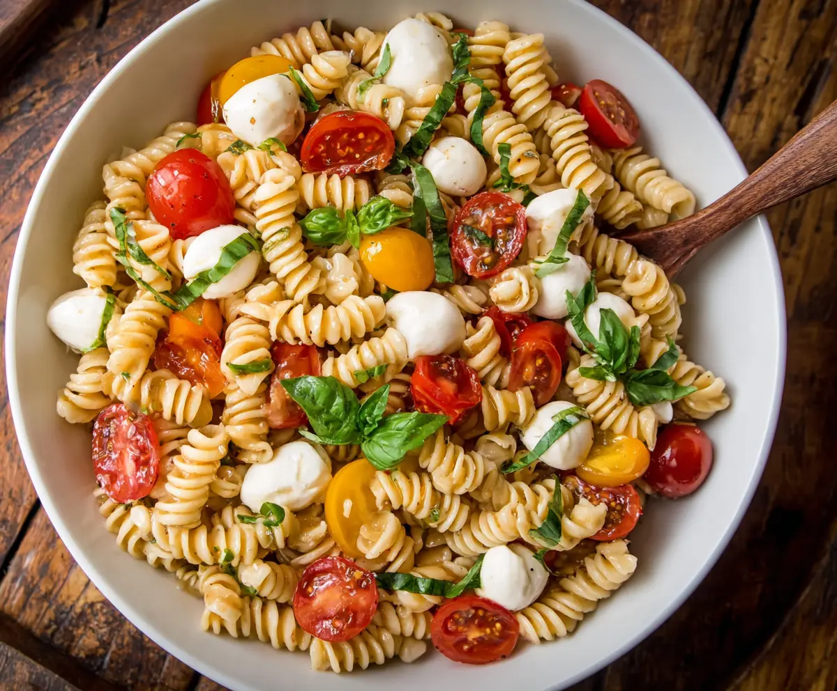 Fresh Caprese Pasta Salad Recipe