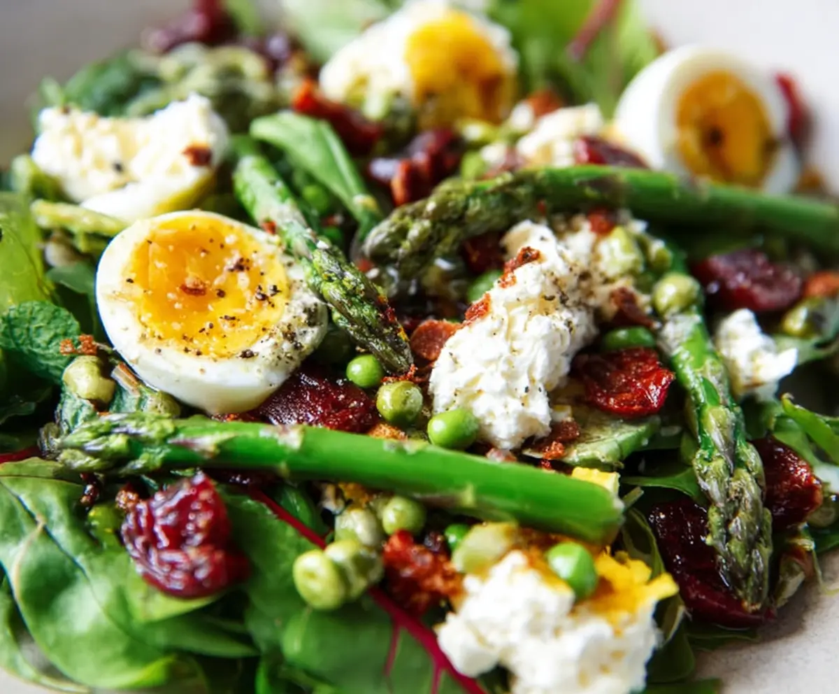 Fresh Easter Salad with Goat Cheese