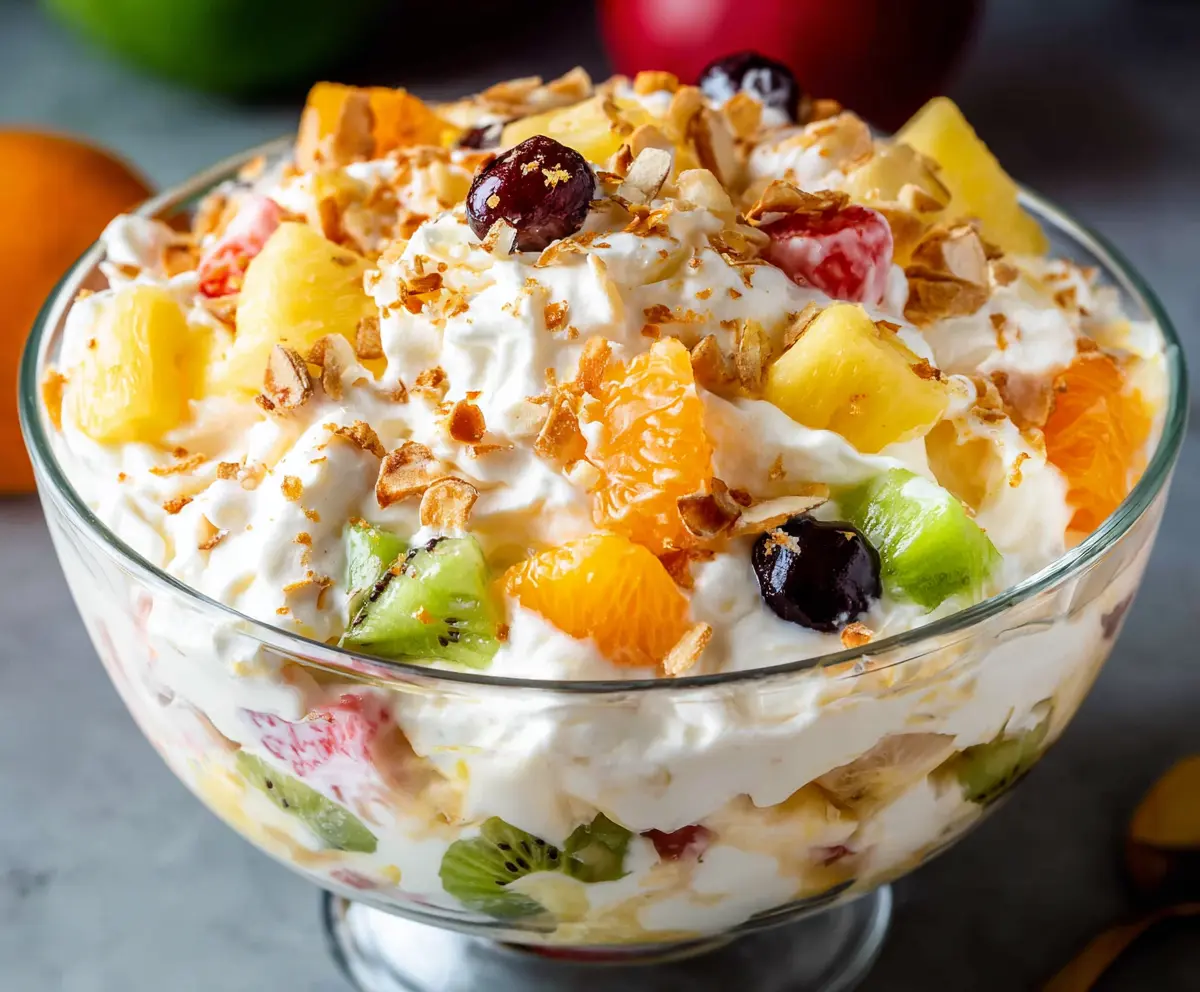 Easy Hawaiian Cheesecake Salad Recipe