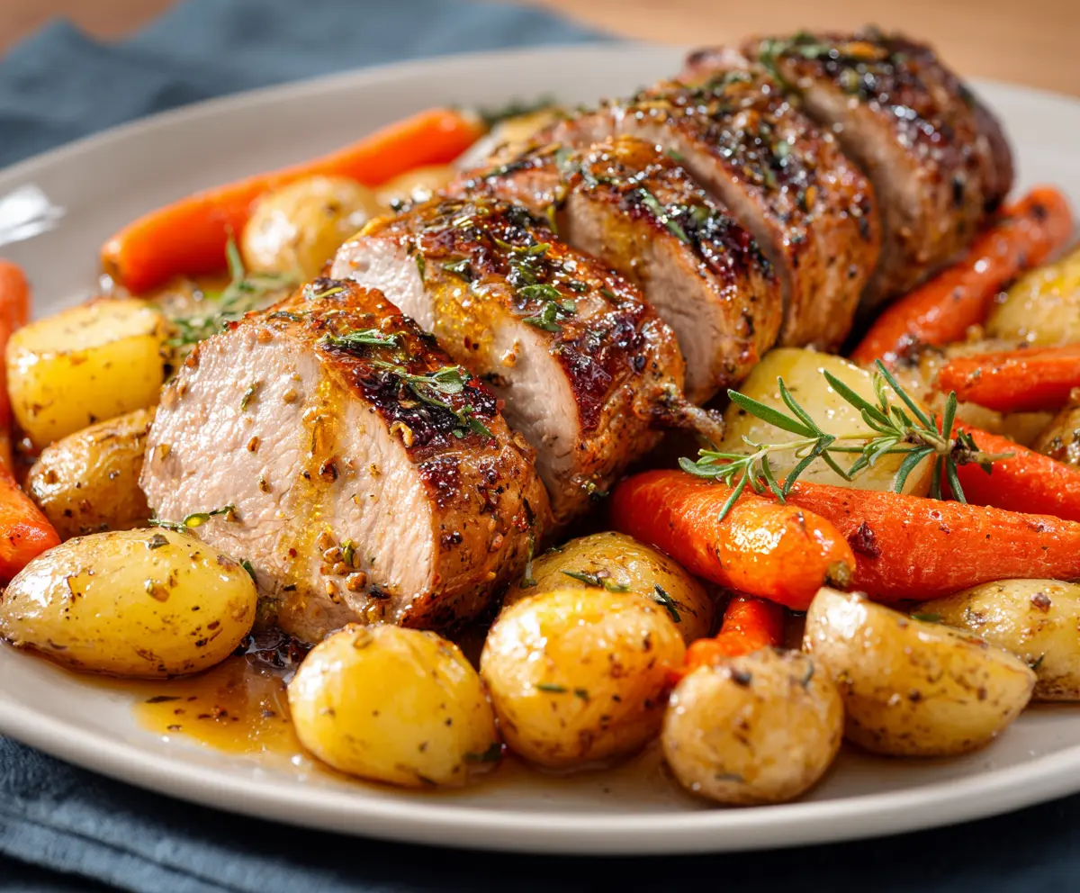 Easy Honey Garlic Pork Tenderloin