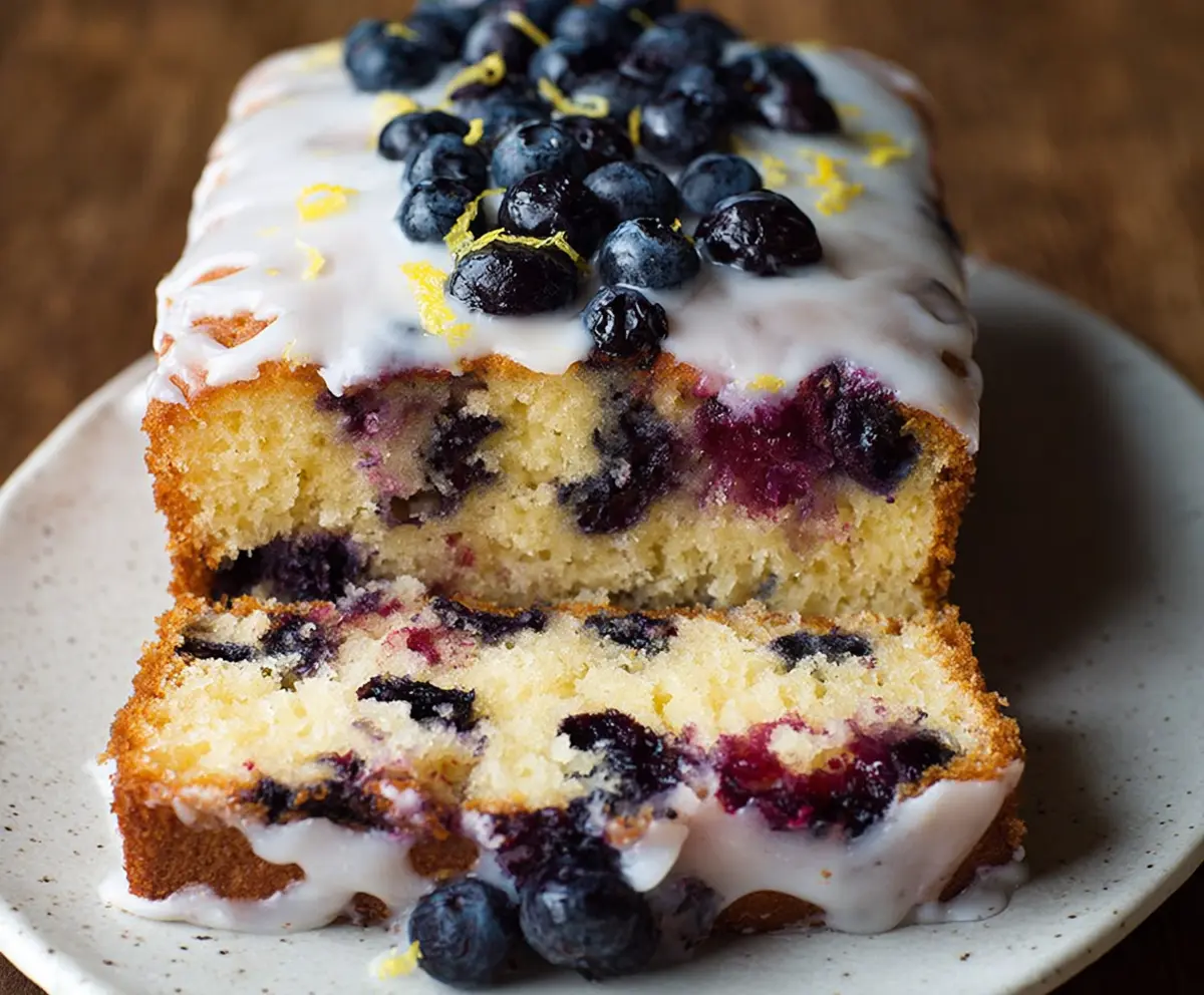 Easy Lemon Blueberry Cake Recipe