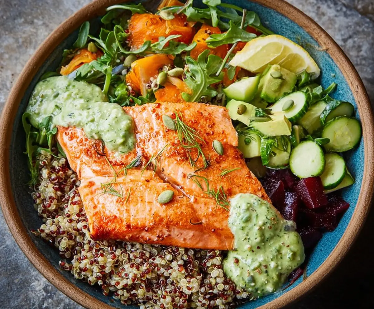 Easy Salmon & Quinoa Power Bowl