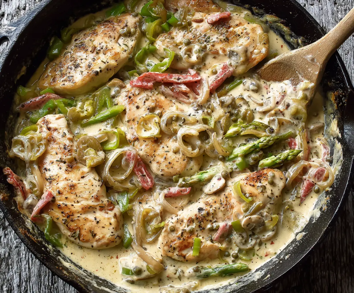 Easy Creamy Pepperoncini Chicken