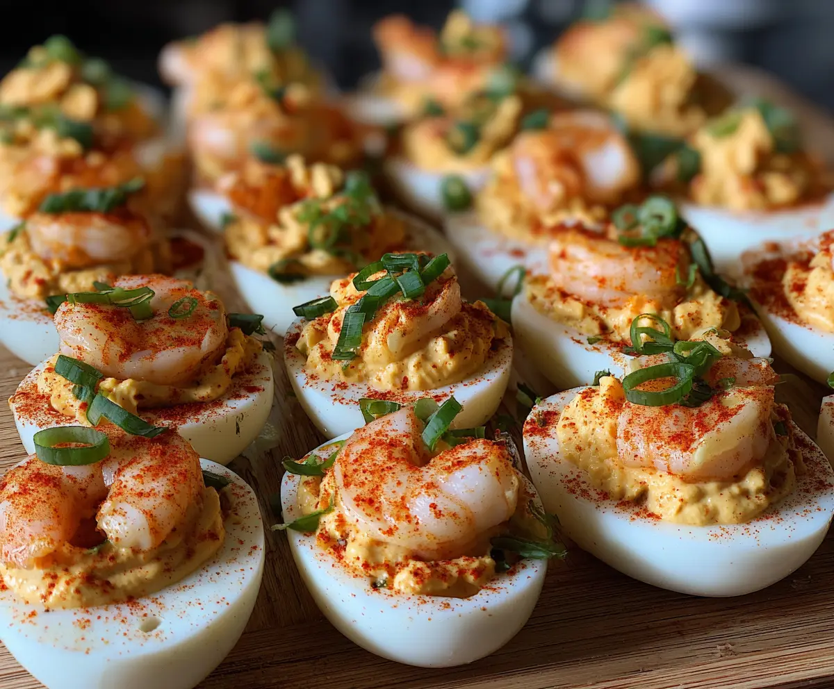 Spicy Crawfish Deviled Eggs Recipe